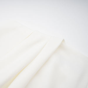 Aurohaya Marzia White Ribbon Detail Floral Lace Maxi Dress