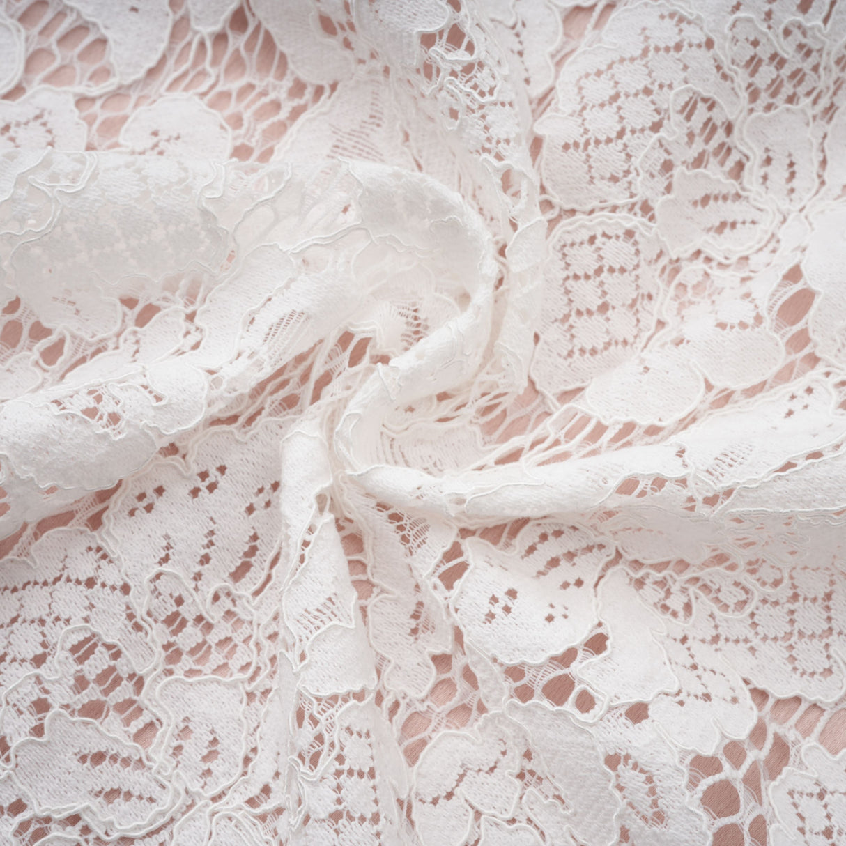 Aurohaya Marzia White Ribbon Detail Floral Lace Maxi Dress