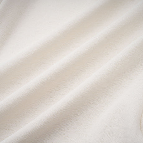 Aurohaya Lark White Tulle Panel Knit Midi Dress