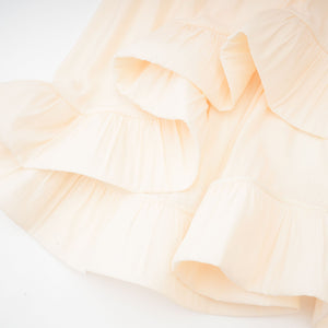 Aurohaya Ophélie cape-design midi dress