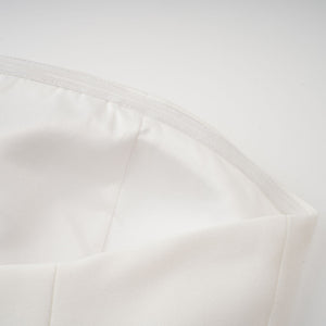 Aurohaya Mélanie White Corset Dress & Mesh Skirt Set