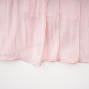 Aurohaya Sarolta Pink Glossy Ruched Maxi Dress
