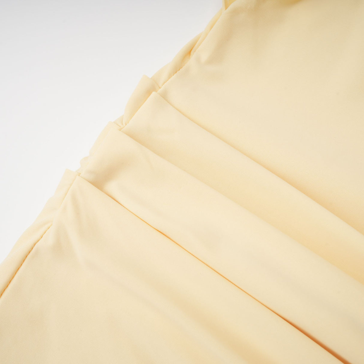 Aurohaya Fenella Yellow Asymmetrical Draped Cape & Dress Matching Set