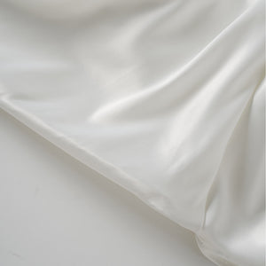 Aurohaya Zenina White Ruched Ribbon Detail Mini Dress