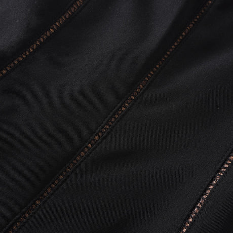 Aurohaya Quirine halterneck bow-detail mini dress in Black