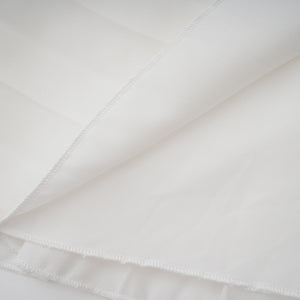 Aurohaya Doux White Ruffled Trim Pleated Midi Dress