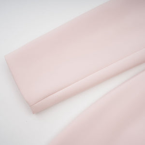Aurohaya Anaïs pink crystal color-blocked midi dress