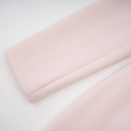 Aurohaya Anaïs pink crystal color-blocked midi dress
