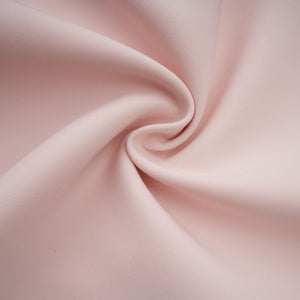 Aurohaya Anaïs pink crystal color-blocked midi dress