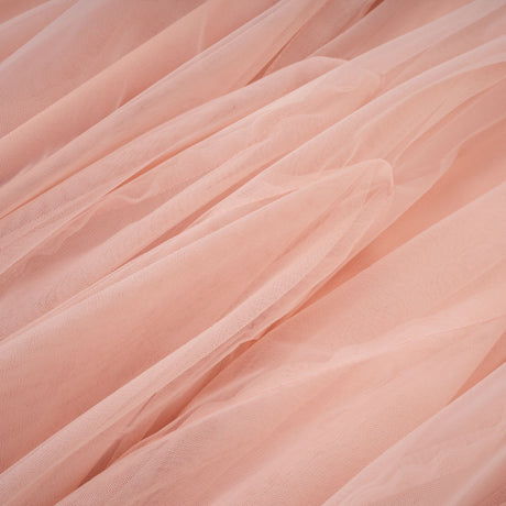Aurohaya Ulrique Pink Lace Corset Tulle Maxi Dress