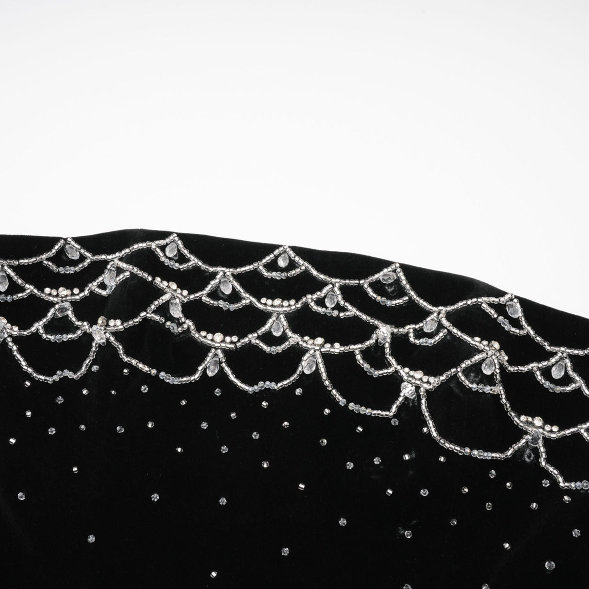 Aurohaya Sandrine crystal-embellished velvet mini dress