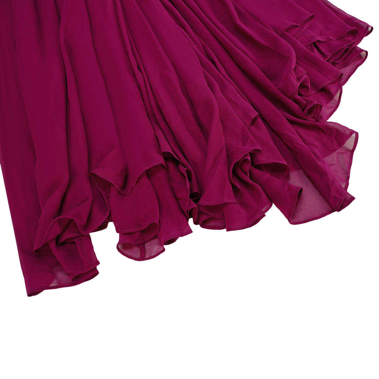 Aurohaya Kerstin Purple Ruched Maxi Dress