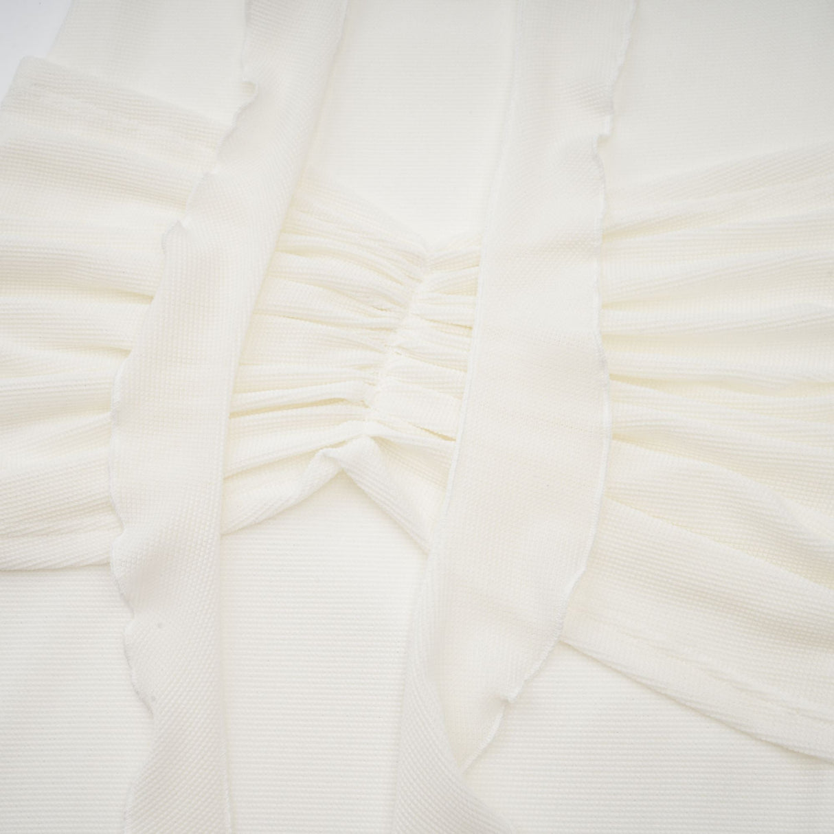 Aurohaya Wanda white glittered floral-appliqué knit maxi dress