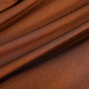 Aurohaya Reine Brown Asymmetrical Ruched Maxi Dress