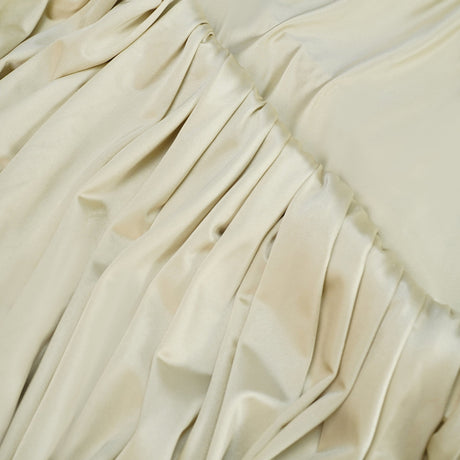 Aurohaya Cecilia Neutral Sea Ammonite Shirred Maxi Dress