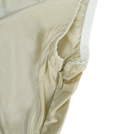 Aurohaya Cecilia Neutral Sea Ammonite Shirred Maxi Dress
