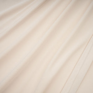 Aurohaya Géraldine white deep V-neck draped maxi dress