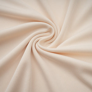 Aurohaya Géraldine white deep V-neck draped maxi dress