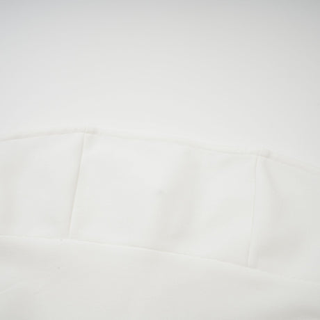 Aurohaya Nathalie white tulle-panelling maxi dress