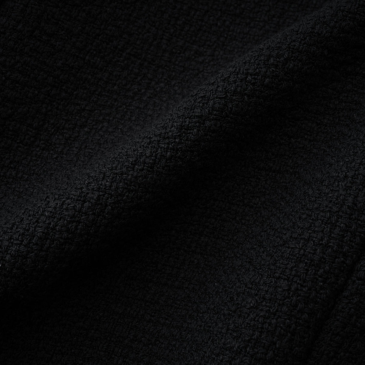 Aurohaya Lorelei Black High Neck Tweed Midi Dress