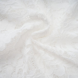 Aurohaya Abbie White Floral Lace Bustier Maxi Dress