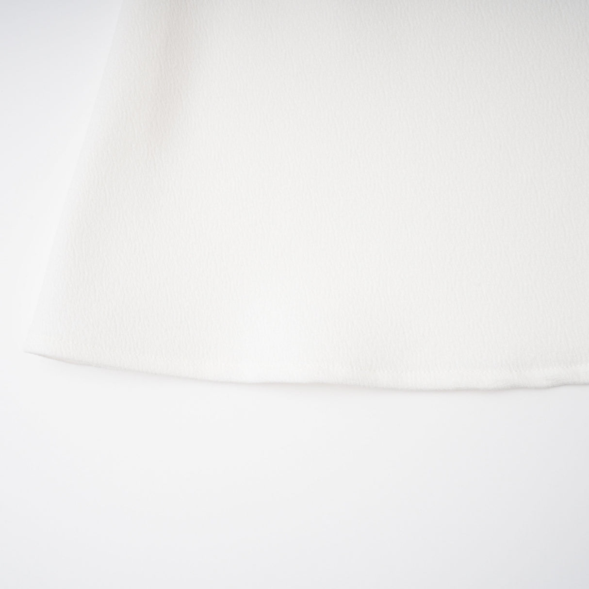 Aurohaya Liana White Asymmetrical Flared Midi Dress