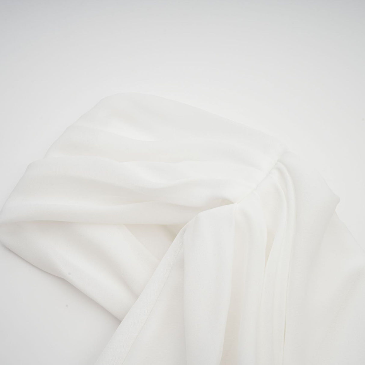 Aurohaya Gitta white ribbon-design ruched mini dress