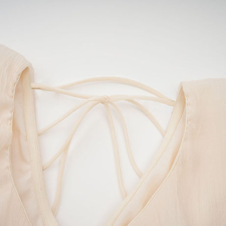 Aurohaya Hélène faux-flower layered ruffled mini dress