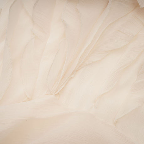Aurohaya Hélène faux-flower layered ruffled mini dress