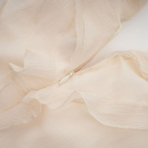 Aurohaya Hélène faux-flower layered ruffled mini dress