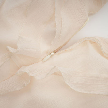 Aurohaya Hélène faux-flower layered ruffled mini dress