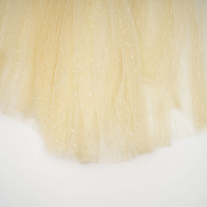 Aurohaya Céleste floral-lace-panelling tulle midi dress in Neutrals
