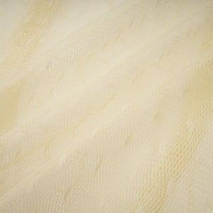 Aurohaya Céleste floral-lace-panelling tulle midi dress in Neutrals