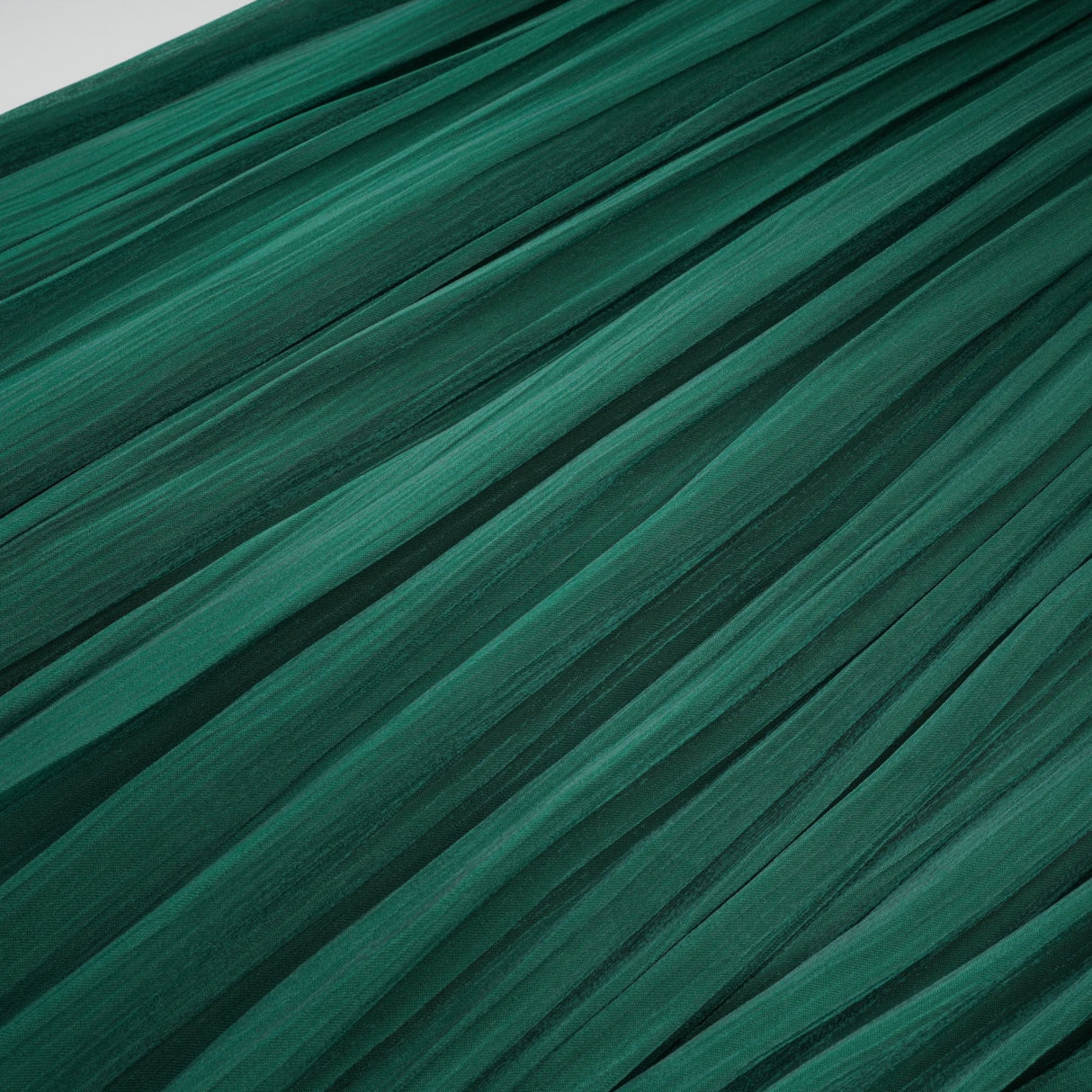 Aurohaya Emerald Green One Shoulder Ruched Maxi Dress