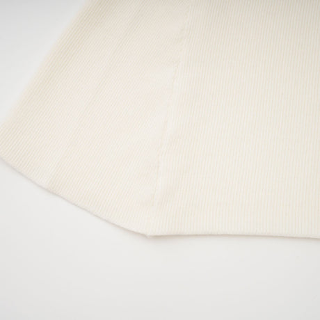 Aurohaya Adélade White Embellished Knit Midi Dress