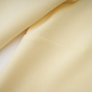 Aurohaya Piroska Yellow Pearl Trim Shawl Detail Maxi Dress