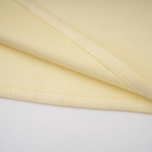 Aurohaya Piroska Yellow Pearl Trim Shawl Detail Maxi Dress