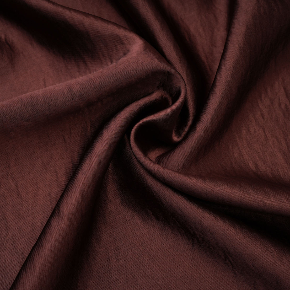 Aurohaya Luisa Brown Asymmetrical Gathered Satin Maxi Dress