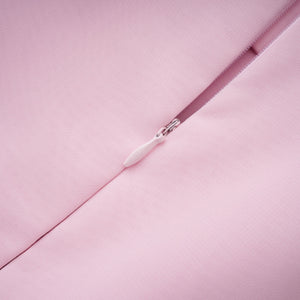 Aurohaya Romane Pink Strapless Corset Chiffon Maxi Dress
