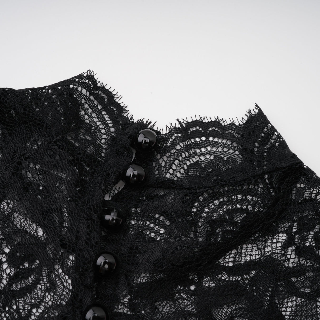 Aurohaya Bokamoso Black Lace Panel Maxi Gown