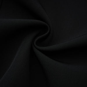 Aurohaya Bokamoso Black Lace Panel Maxi Gown