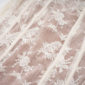 Charisme Lace Corset Bodycon Midi Dress White