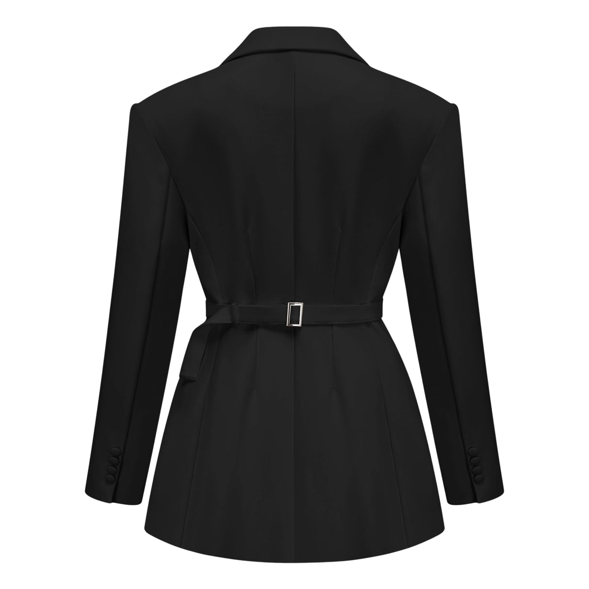 Aurohaya Osanne Black Double Breasted Blazer Mini Dress