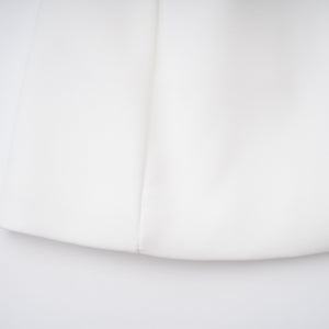 Aurohaya Osanne White Double Breasted Blazer Mini Dress
