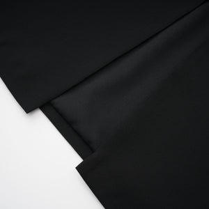 Aurohaya Miriam Black Open Back Maxi Gown with Bow