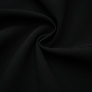 Aurohaya Miriam Black Open Back Maxi Gown with Bow