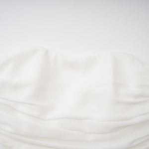 Aurohaya Léonie White Tulle Cape & Dress Set