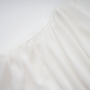 Aurohaya Léonie White Tulle Cape & Dress Set