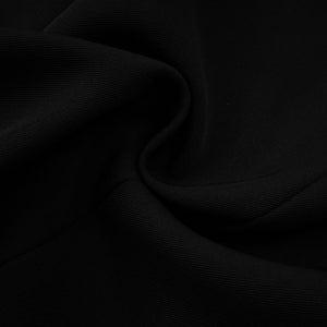 Aurohaya Aurore black single-breasted blazer dress