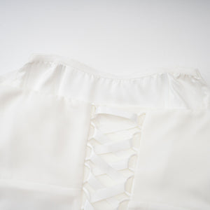 Aurohaya Léonie White Tulle Cape & Dress Set